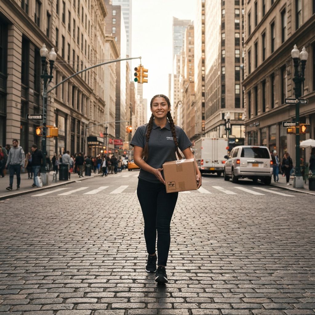 都市部での配送